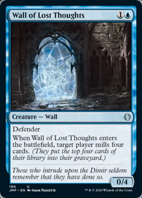 Wall of Lost Thoughts [Jumpstart] | North Game Den