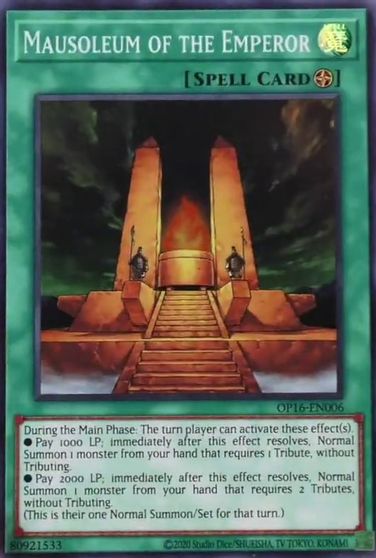 Mausoleum of the Emperor [OP16-EN006] Super Rare | North Game Den