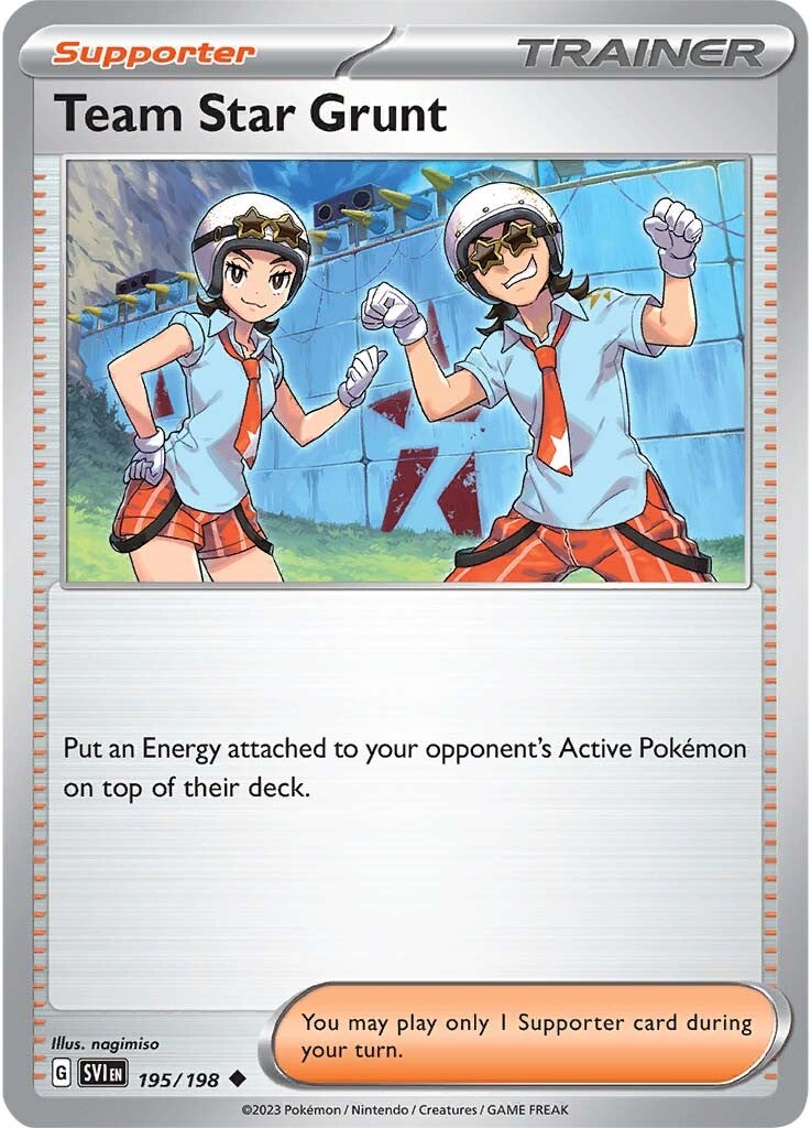 Team Star Grunt (195/198) [Scarlet & Violet: Base Set] | North Game Den