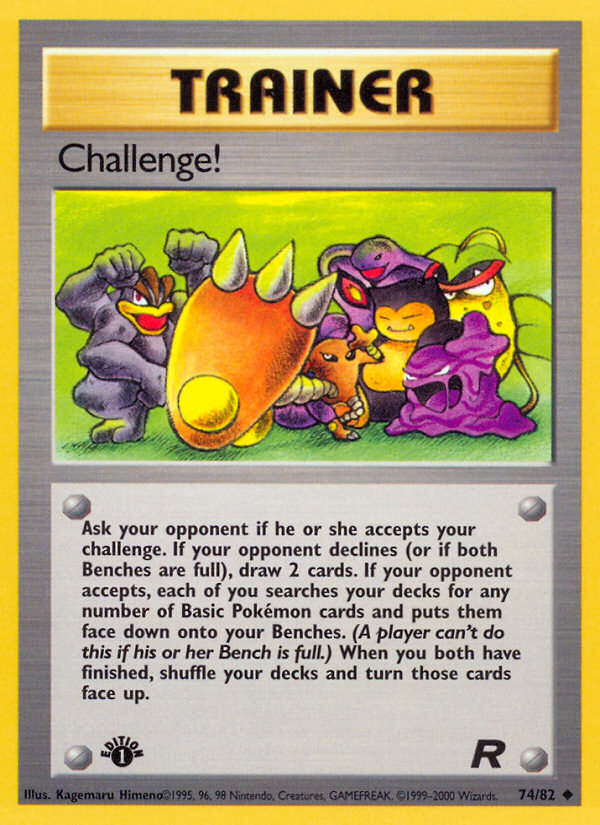 Challenge! (74/82) [Team Rocket 1st Edition] | North Game Den