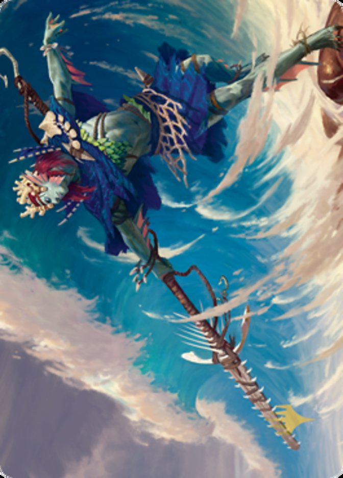 Tazeem Roilmage Art Card (Gold-Stamped Signature) [Zendikar Rising Art Series] | North Game Den