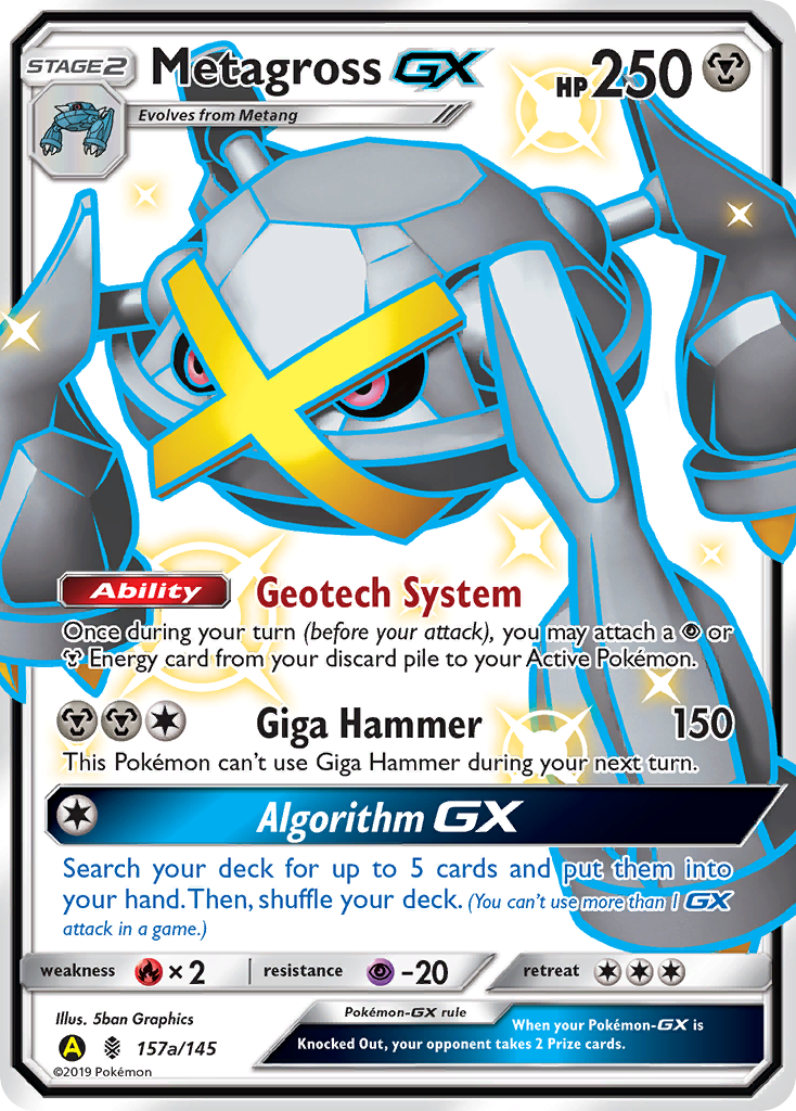 Metagross GX (157a/145) [Alternate Art Promos] | North Game Den