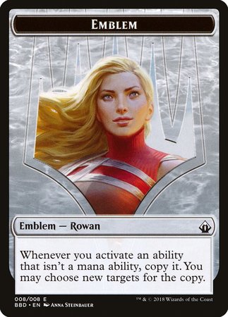 Emblem - Rowan [Battlebond Tokens] | North Game Den