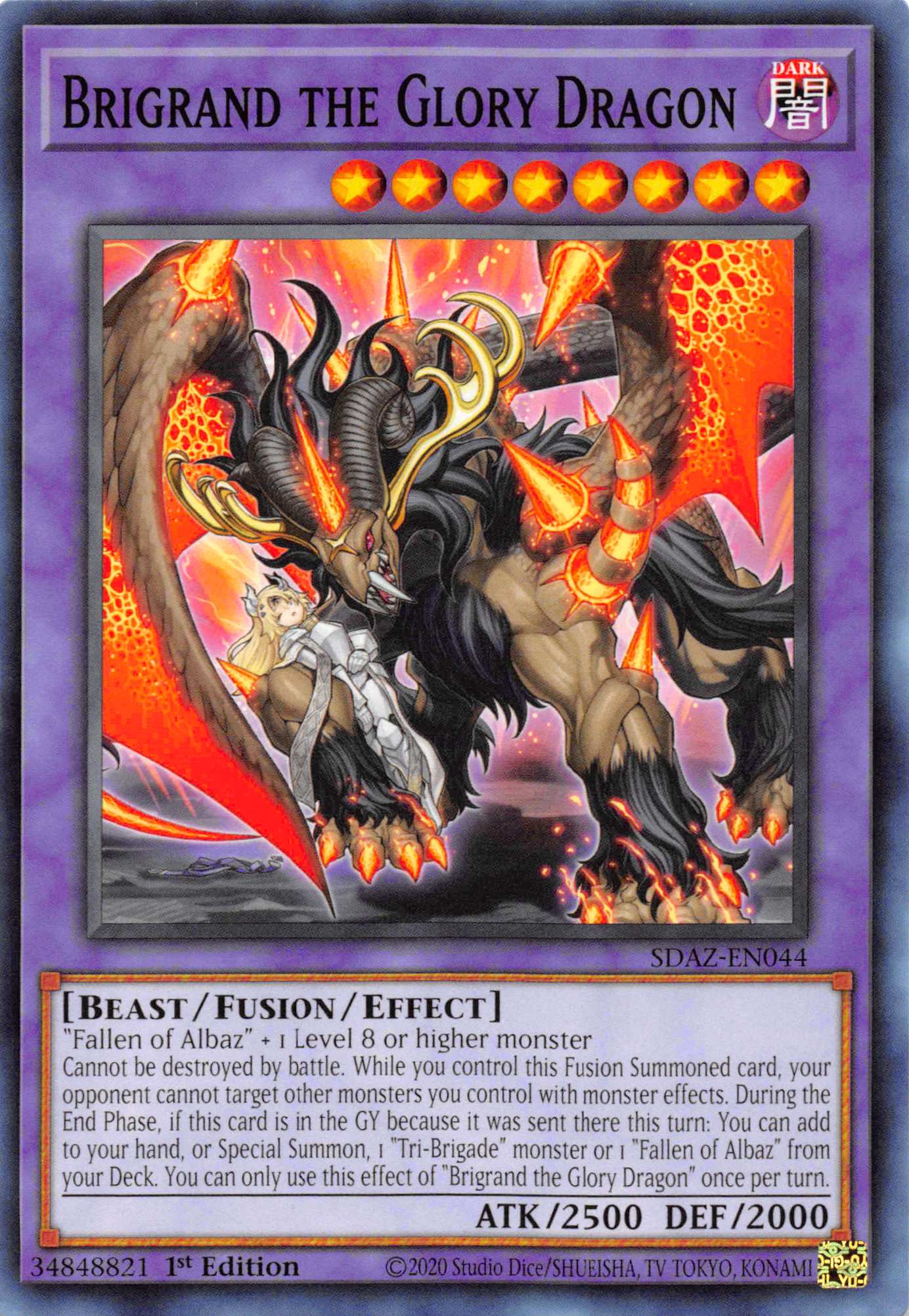 Brigrand the Glory Dragon [SDAZ-EN044] Common | North Game Den