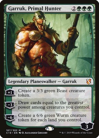 Garruk, Primal Hunter [Commander 2019] | North Game Den