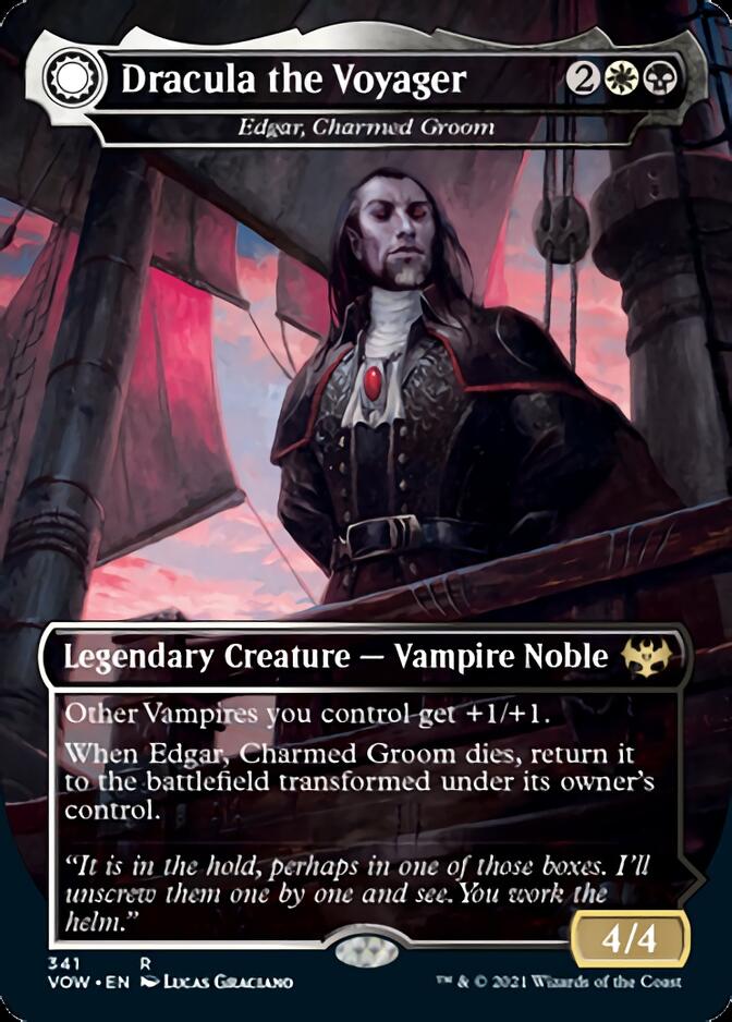 Edgar, Charmed Groom // Edgar Markov's Coffin - Dracula the Voyager // Casket of Native Earth [Innistrad: Crimson Vow] | North Game Den