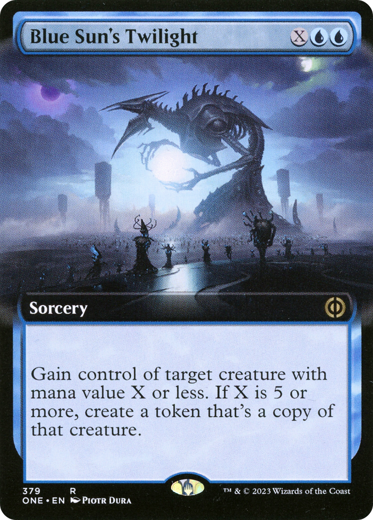 Blue Sun's Twilight (Extended Art) [Phyrexia: All Will Be One] | North Game Den