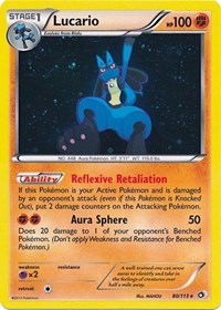 Lucario (80/113) (Cosmos Holo) [Black & White: Legendary Treasures] | North Game Den