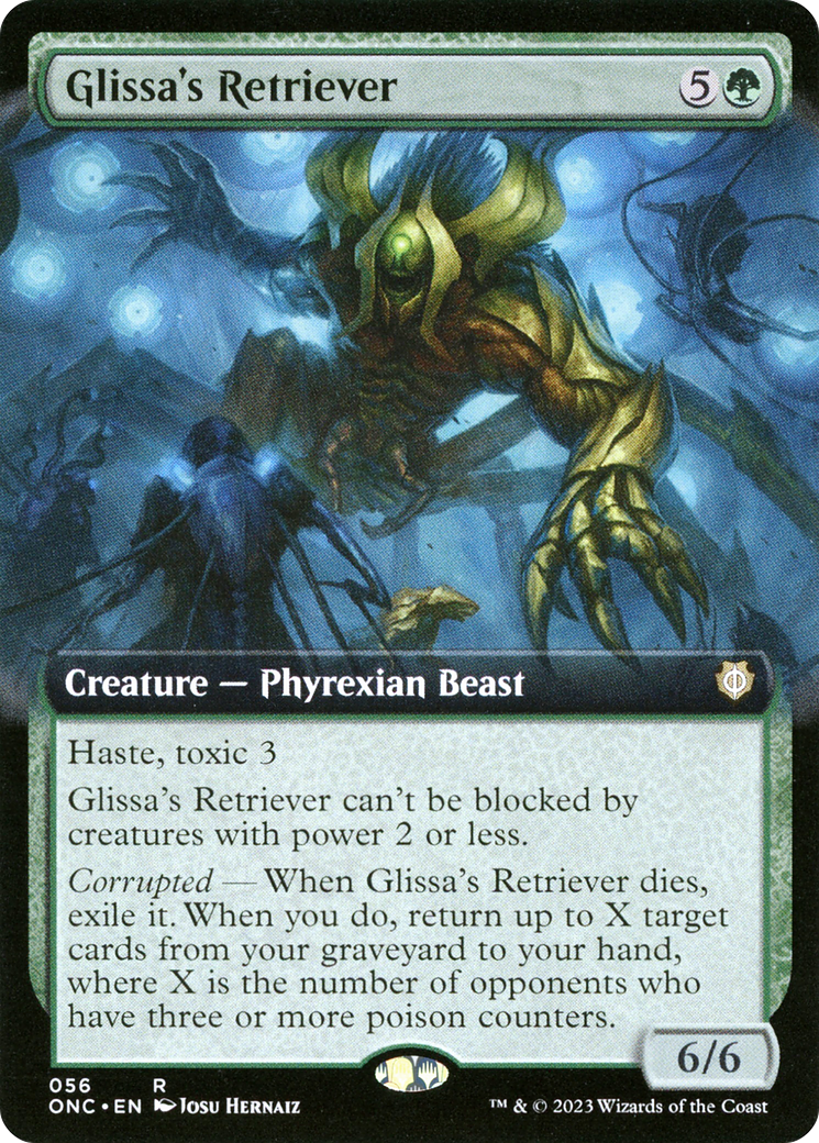 Glissa's Retriever (Extended Art) [Phyrexia: All Will Be One Commander] | North Game Den