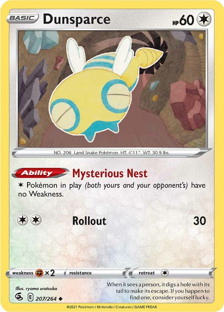 Dunsparce (207/264) [Sword & Shield: Fusion Strike] | North Game Den