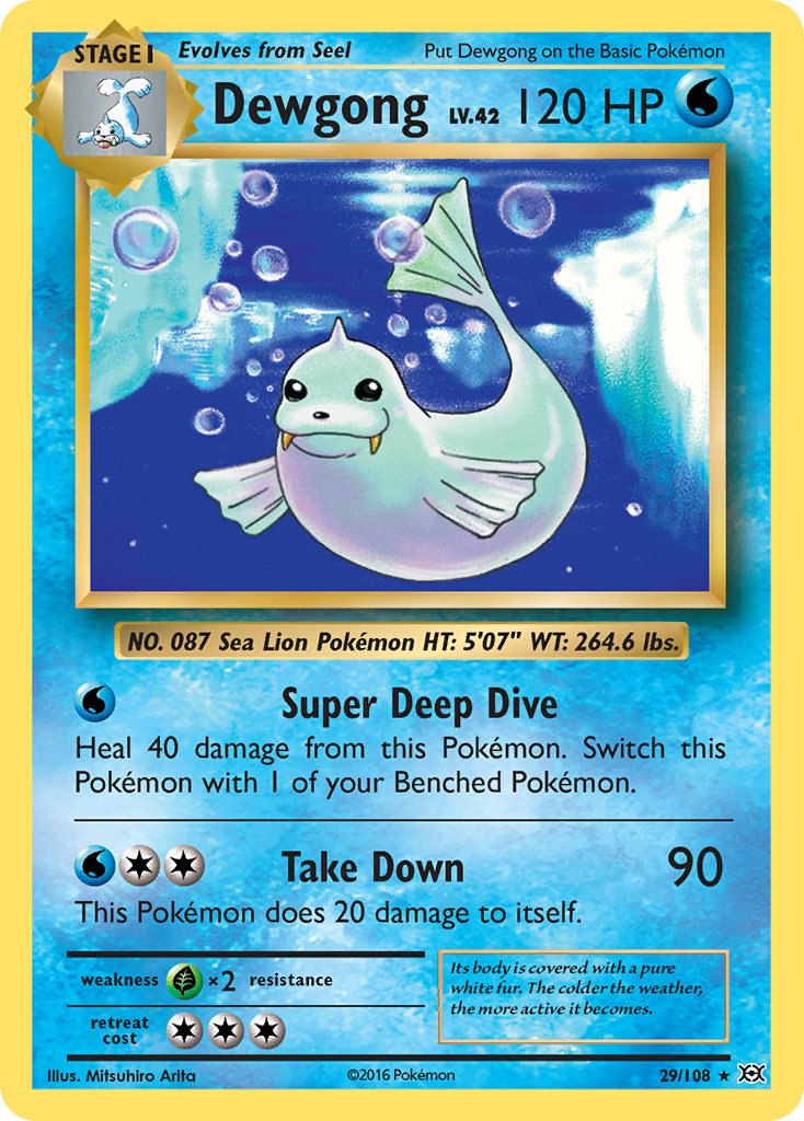 Dewgong (29/108) [XY: Evolutions] | North Game Den