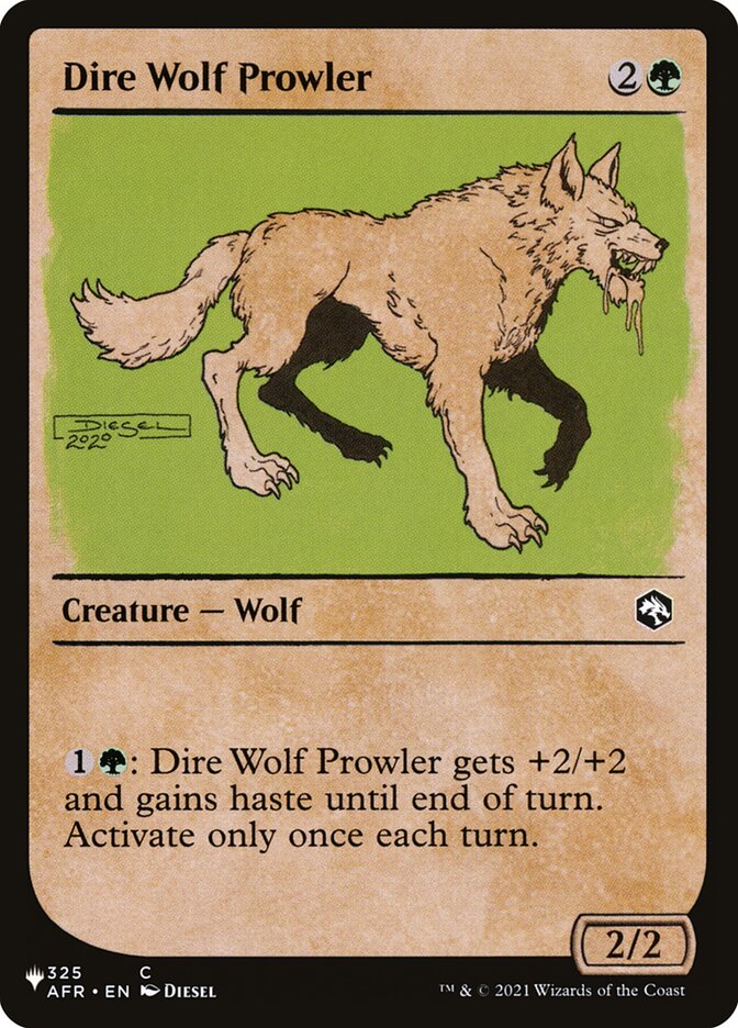Dire Wolf Prowler (Showcase) [The List] | North Game Den