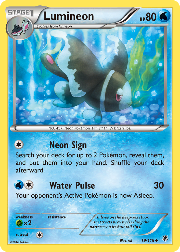 Lumineon (19/119) [XY: Phantom Forces] | North Game Den