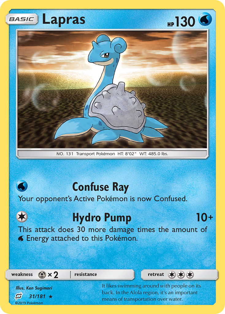 Lapras (31/181) [Sun & Moon: Team Up] | North Game Den