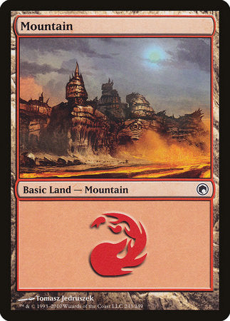Mountain (243) [Scars of Mirrodin] | North Game Den