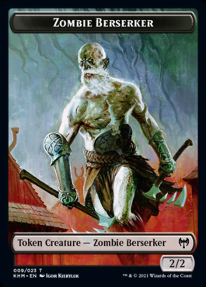 Zombie Berserker Token [Kaldheim] | North Game Den