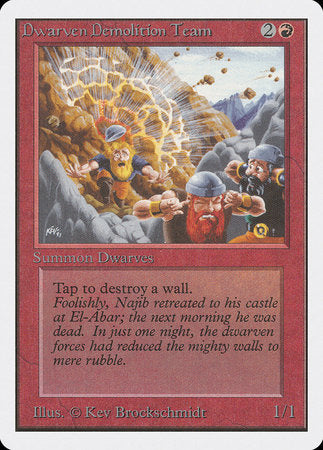 Dwarven Demolition Team [Unlimited Edition] | North Game Den
