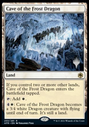 Cave of the Frost Dragon (Promo Pack) [Dungeons & Dragons: Adventures in the Forgotten Realms Promos] | North Game Den