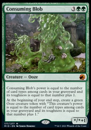 Consuming Blob (Promo Pack) [Innistrad: Midnight Hunt Promos] | North Game Den