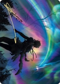 The Prismatic Bridge Art Card (Gold-Stamped Signature) [Kaldheim: Art Series] | North Game Den