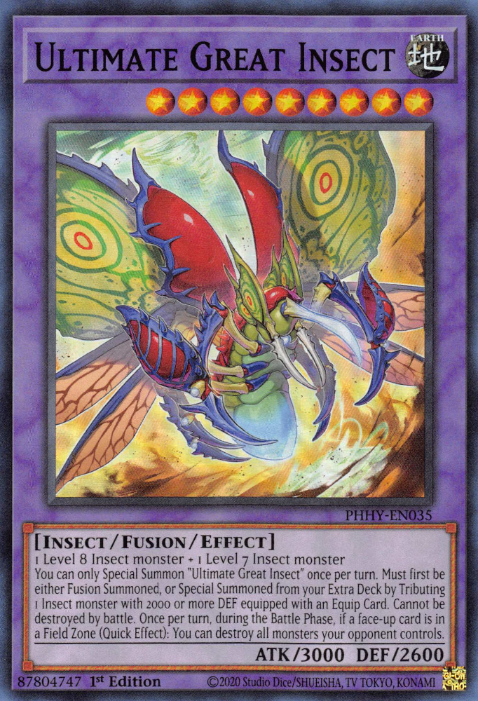 Ultimate Great Insect [PHHY-EN035] Super Rare | North Game Den