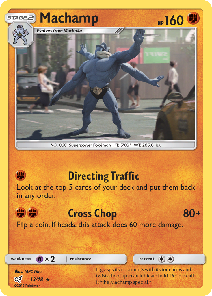 Machamp (13/18) [Sun & Moon: Detective Pikachu] | North Game Den