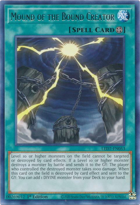 Mound of the Bound Creator [LED7-EN053] Rare | North Game Den