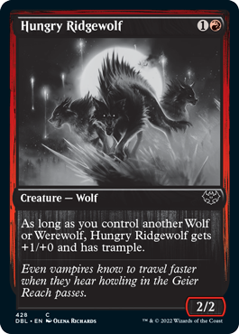 Hungry Ridgewolf [Innistrad: Double Feature] | North Game Den