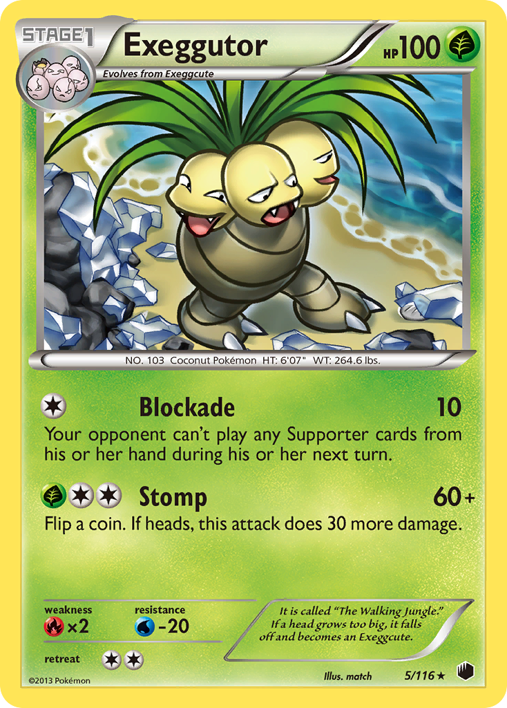 Exeggutor (5/116) [Black & White: Plasma Freeze] | North Game Den