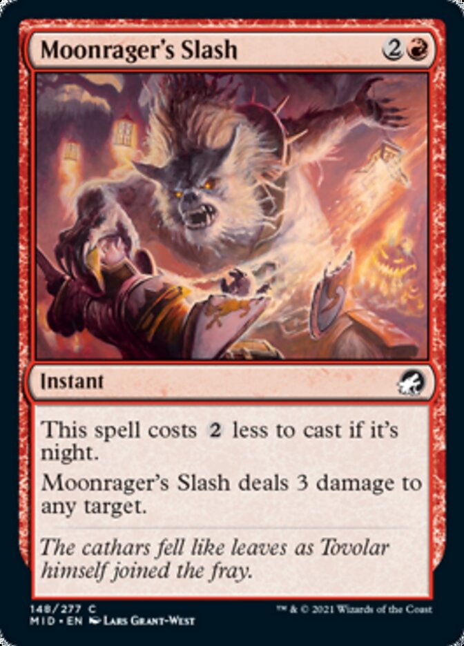 Moonrager's Slash [Innistrad: Midnight Hunt] | North Game Den
