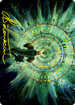 Verdant Mastery Art Card (Gold-Stamped Signature) [Strixhaven: School of Mages Art Series] | North Game Den