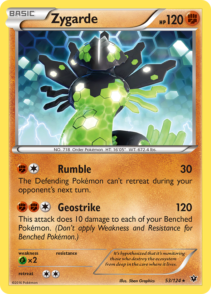 Zygarde (53/124) [XY: Fates Collide] | North Game Den