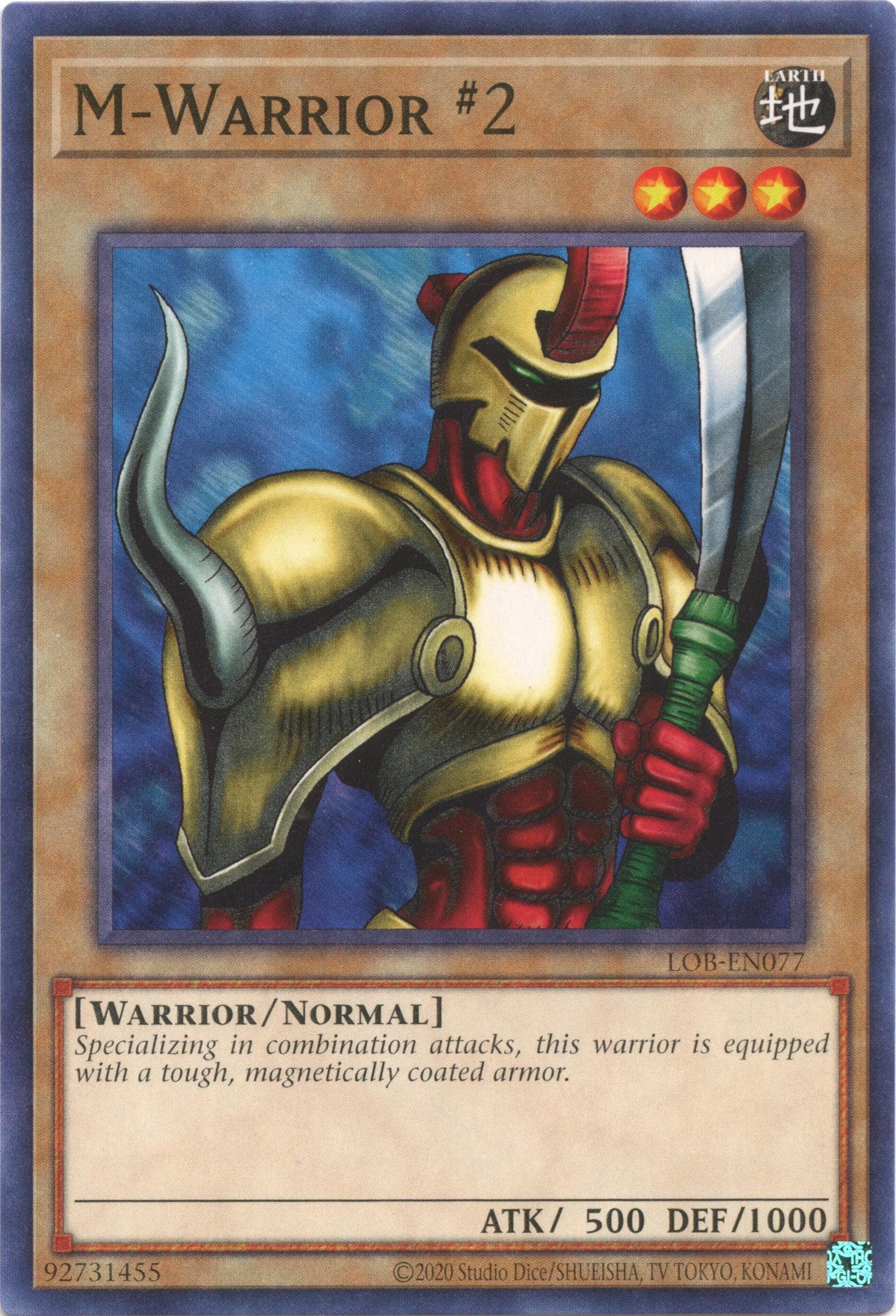 M-Warrior #2 (25th Anniversary) [LOB-EN077] Common | North Game Den