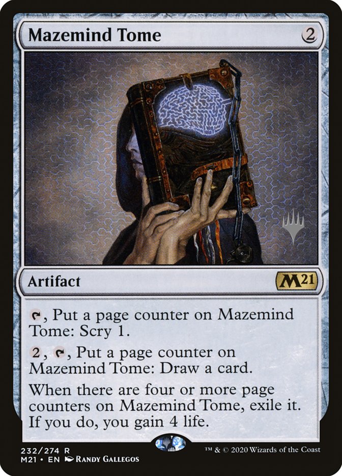 Mazemind Tome (Promo Pack) [Core Set 2021 Promos] | North Game Den