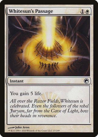 Whitesun's Passage [Scars of Mirrodin] | North Game Den