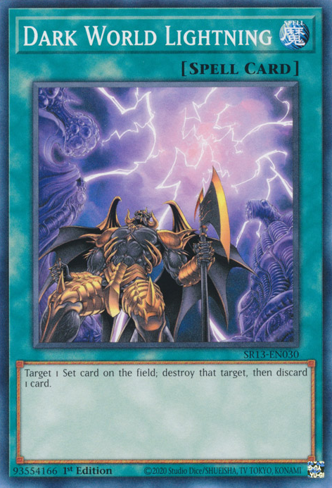 Dark World Lightning [SR13-EN030] Common | North Game Den