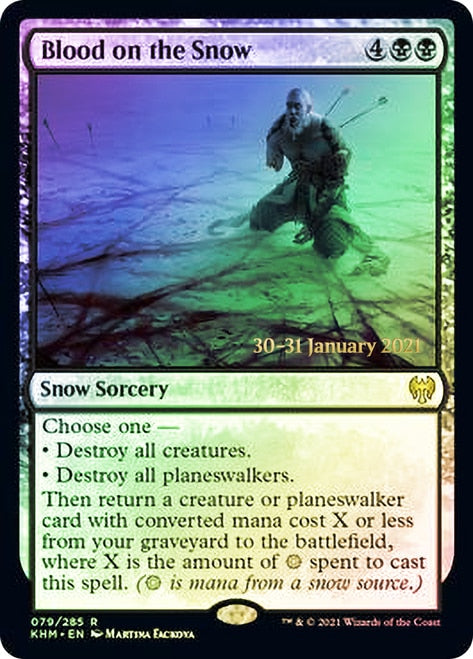 Blood on the Snow  [Kaldheim Prerelease Promos] | North Game Den