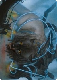 Bind the Monster Art Card [Kaldheim: Art Series] | North Game Den