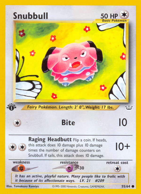 Snubbull (55/64) [Neo Revelation 1st Edition] | North Game Den