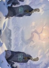 Snow-Covered Plains (276) Art Card [Kaldheim: Art Series] | North Game Den