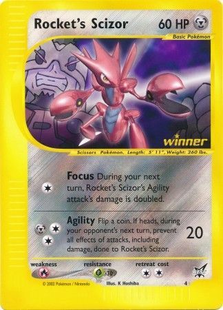 Rocket's Scizor (4) (Jumbo Card) [Best of Promos] | North Game Den