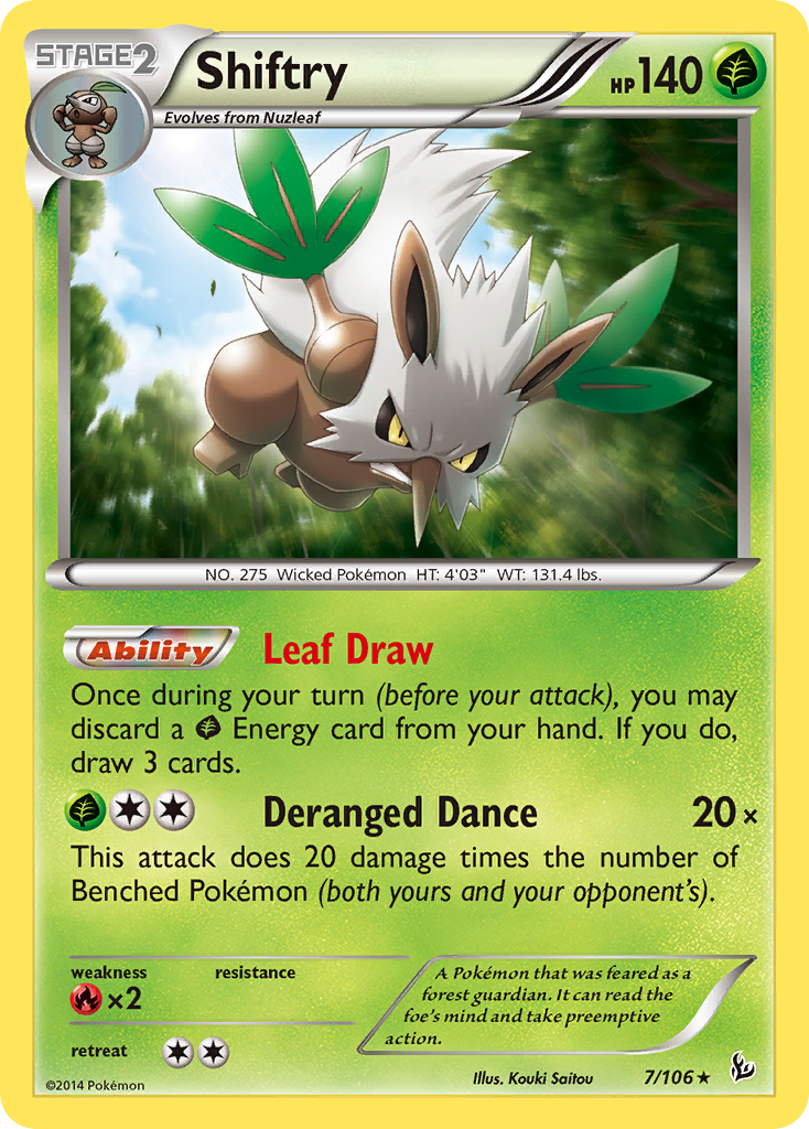 Shiftry (7/106) [XY: Flashfire] | North Game Den