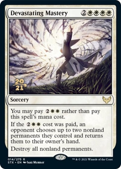 Devastating Mastery [Strixhaven: School of Mages Prerelease Promos] | North Game Den