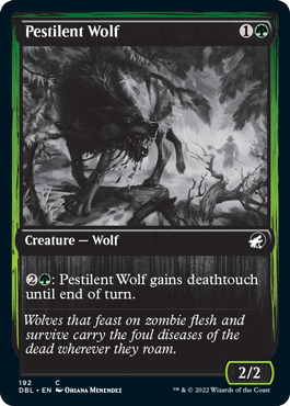 Pestilent Wolf [Innistrad: Double Feature] | North Game Den