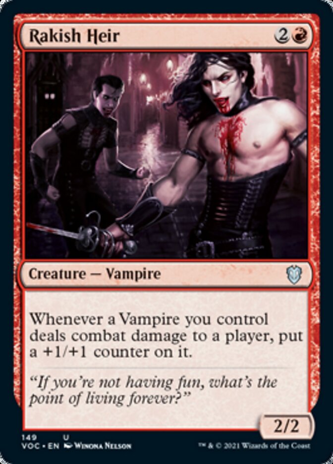 Rakish Heir [Innistrad: Crimson Vow Commander] | North Game Den