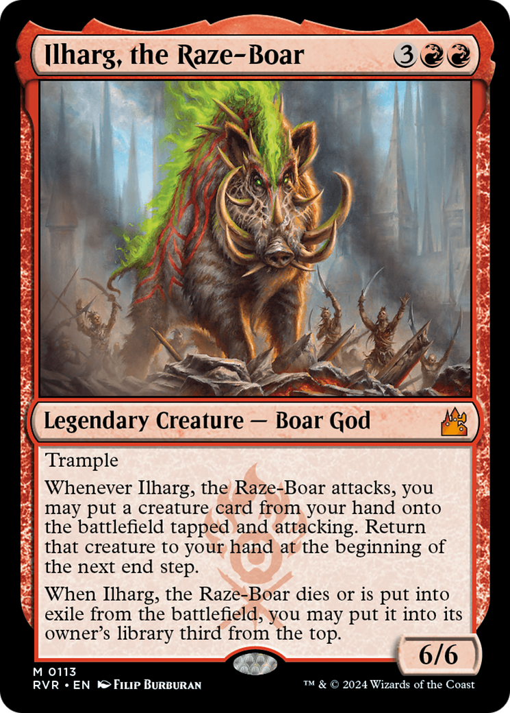 Ilharg, the Raze-Boar [Ravnica Remastered] | North Game Den