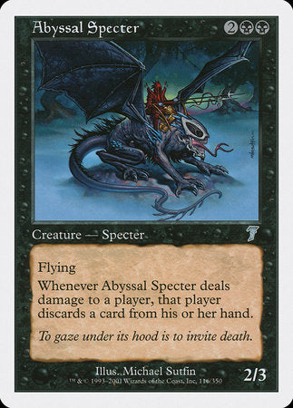 Abyssal Specter [Seventh Edition] | North Game Den