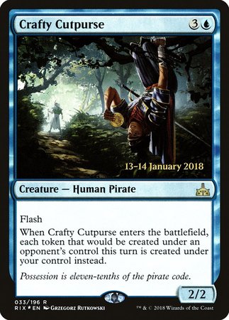 Crafty Cutpurse [Rivals of Ixalan Promos] | North Game Den