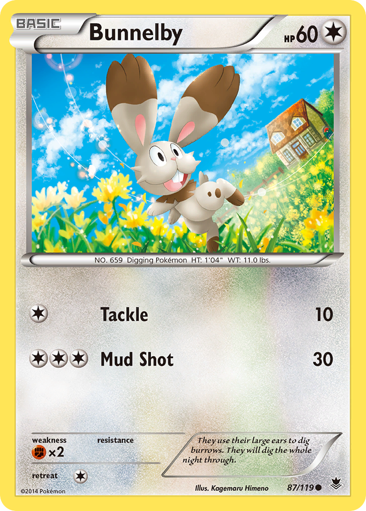 Bunnelby (87/119) [XY: Phantom Forces] | North Game Den