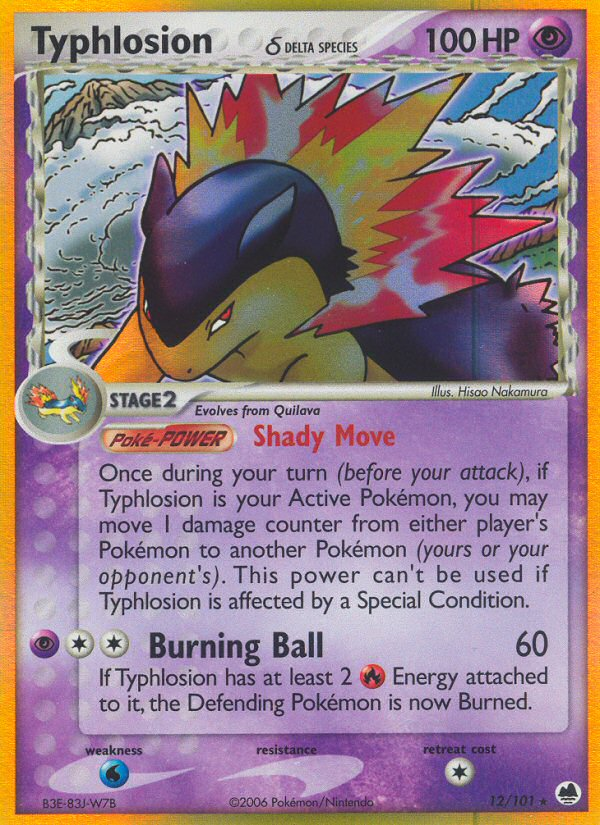 Typhlosion (12/101) (Delta Species) [EX: Dragon Frontiers] | North Game Den